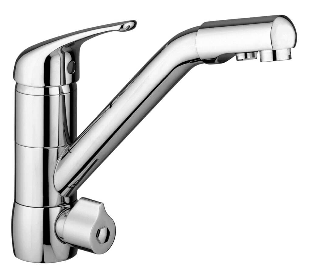 Driewegskraan EWO kraan 64 voor waterfilter
