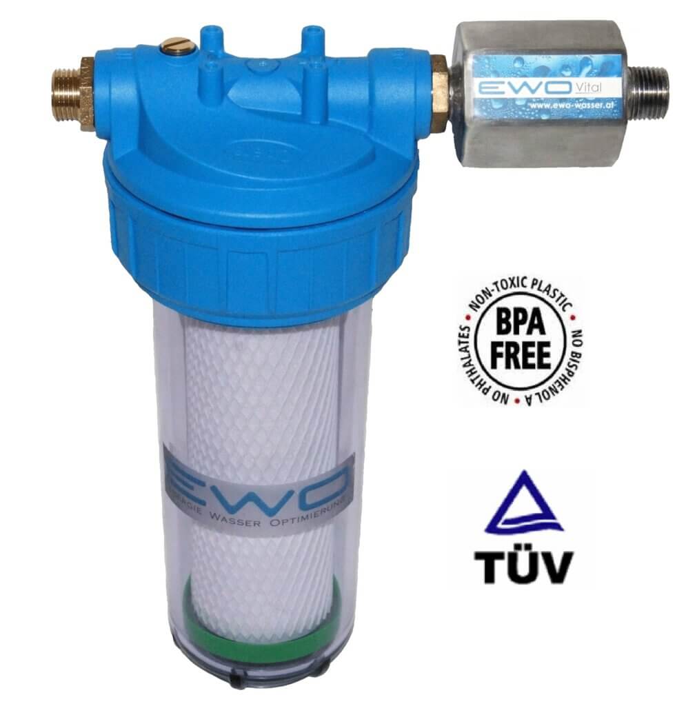 EWO Gourmet - waterfilter en vitalisator - onder gootsteen