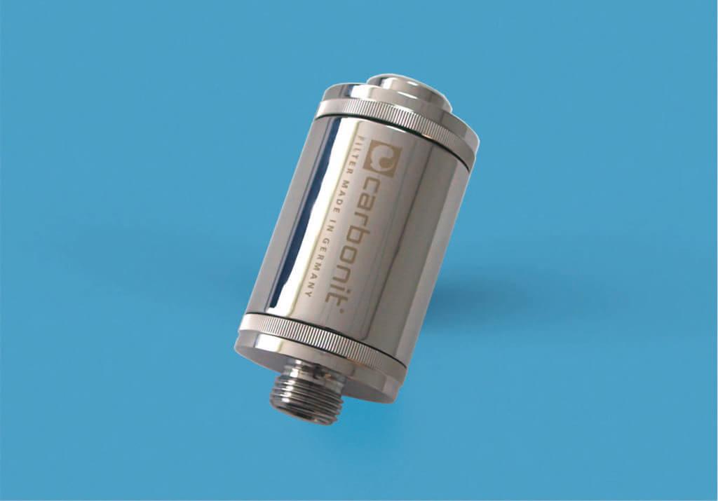 Waterfilter van Carbonit: bijzonder compact douchefilter