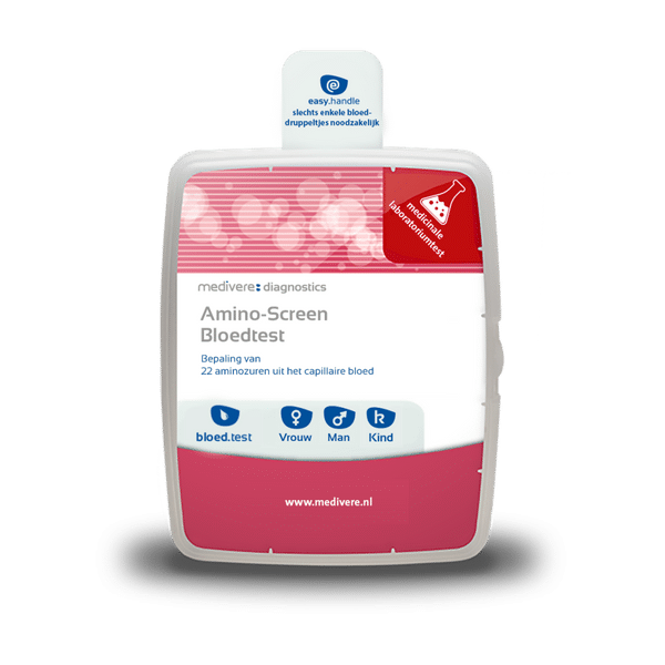 Medivere Amino Screen Bloedtest verpakking