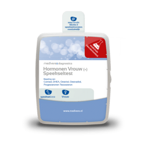 Medivere Hormonen Vrouw Plus speekseltest verpakking