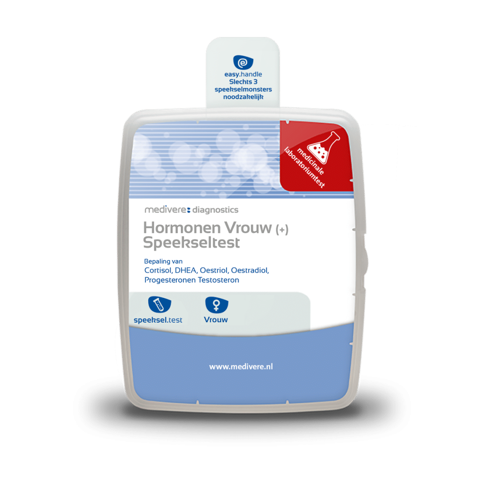 Medivere Hormonen Vrouw Plus speekseltest verpakking