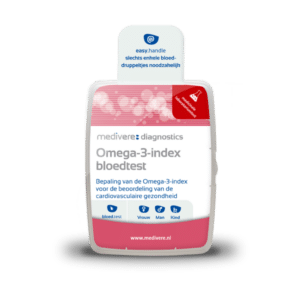 Officiële Medivere testverpakking Omega-3-Index Bloedtest