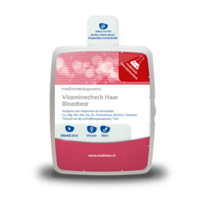 Medivere Vitaminecheck Haar testverpakking