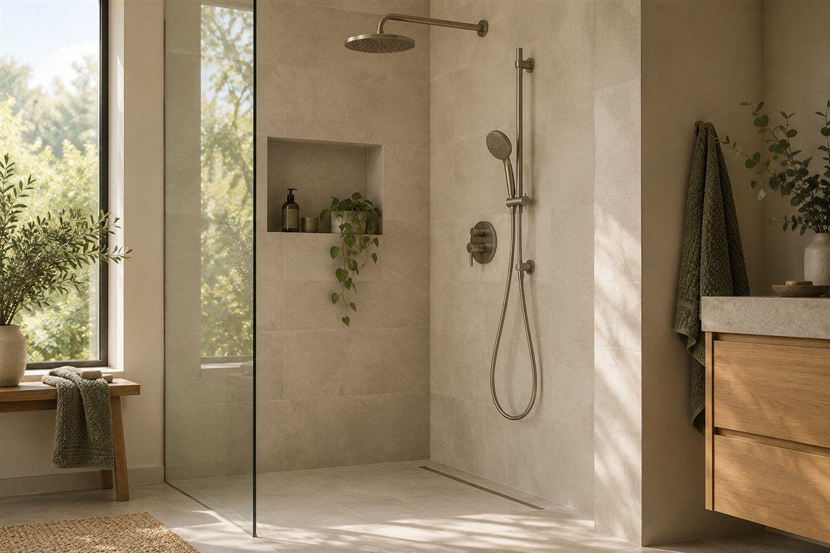 Douche & bad – voorbeeld van de locatie